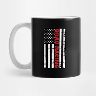 Drag Racing Flag Street Drag Outlaws American Mug